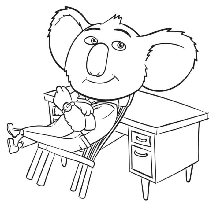 Coloring Book Character from the movie for kids to print