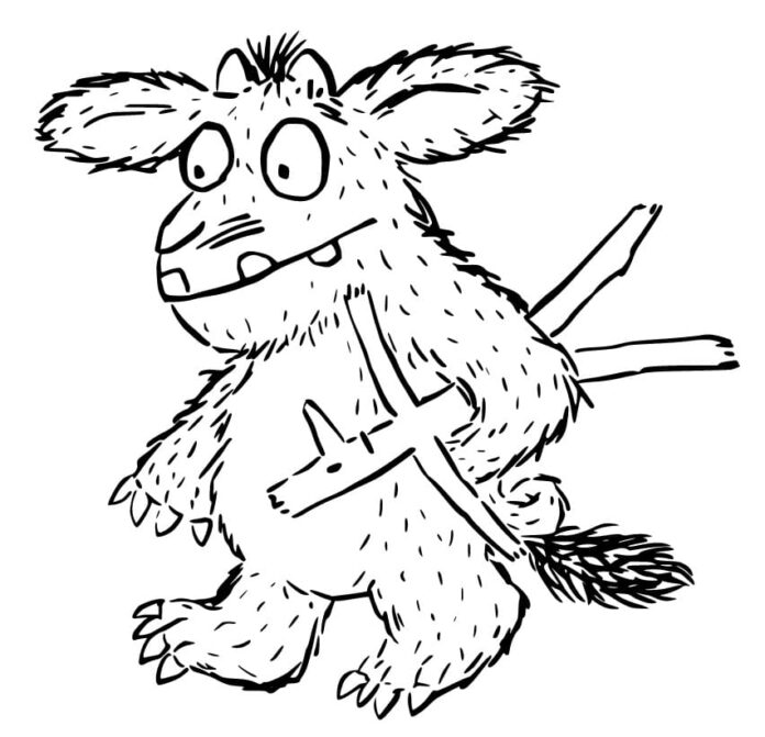 Livre de coloriage imprimable sur le personnage du Gruffalo