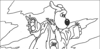 Livre de coloriage imprimable des personnages de Wallace et Gromit