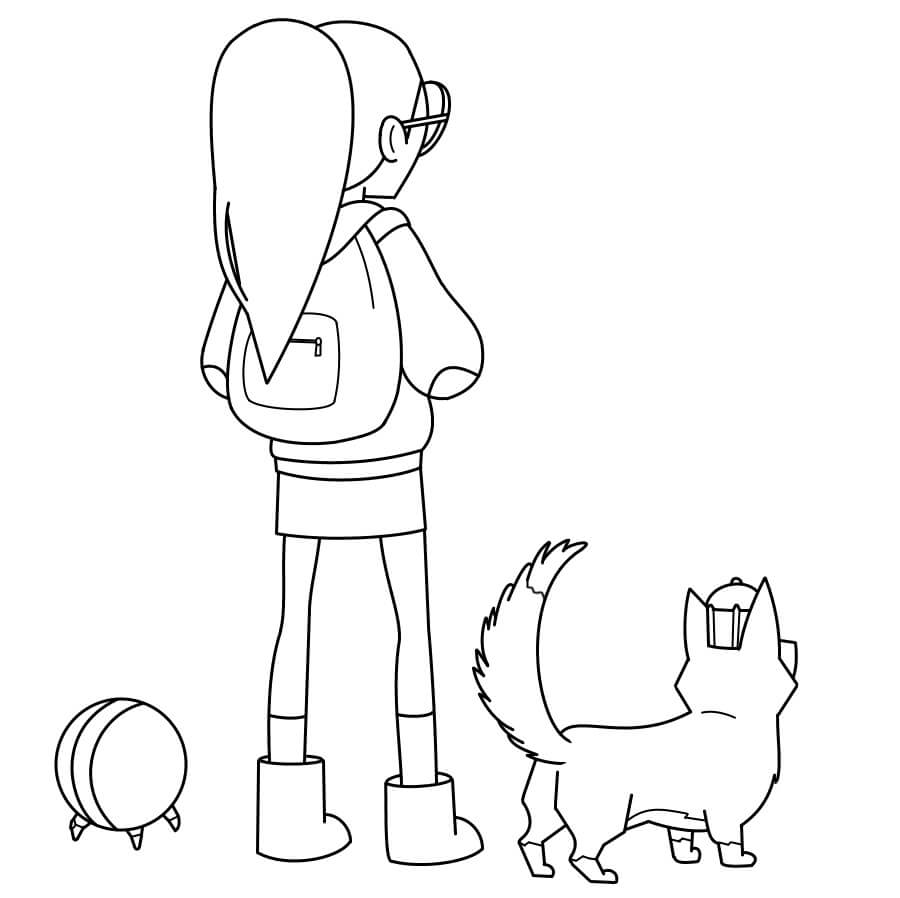Printable Infinity Train Characters Coloring Book