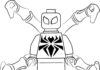 Livre à colorier imprimable Meet Lego Spiderman pour garçons