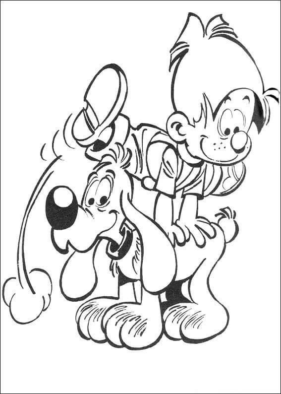 Friends Billy and Buddy printable coloring book