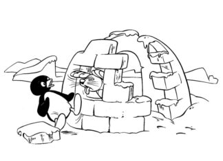 Omaľovánky Robbyho a Pingua na vytlačenie