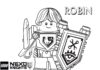 Nyomtatható Robin Hood színezőkönyv a Nexo Knights Lego-tól