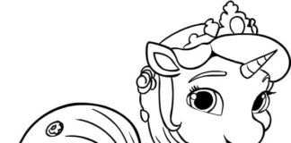 Printable Rose Coloring Book with Filly Funtasia