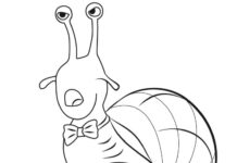 Livre de coloriage Snail Ray à imprimer