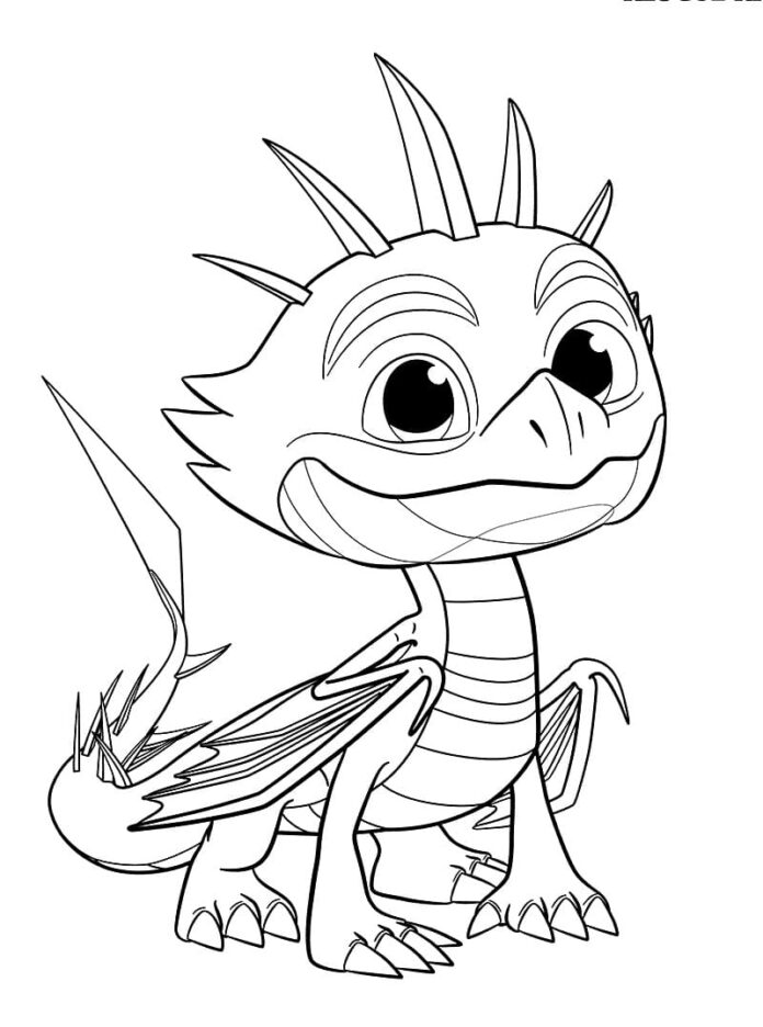 Printable Dragon Cutter Coloring Book