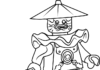 Stone Swordsman coloring book from Ninjago printable