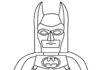 Supersankari Batman Lego tulostettava värityskirja