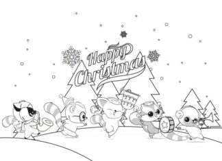 Livre de coloriage de l'histoire de Noël pour enfants à imprimer