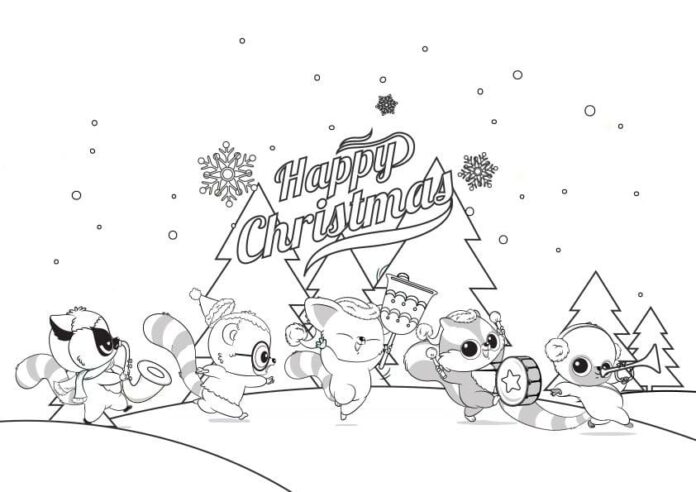 Livre de coloriage de l'histoire de Noël pour enfants à imprimer