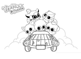 Livre de coloriage YooHoo et ses amis à imprimer pour les enfants