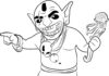 Livre de coloriage en ligne Funny Goblin