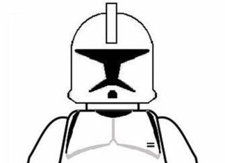 Lego Star Wars sotilas värityskirja