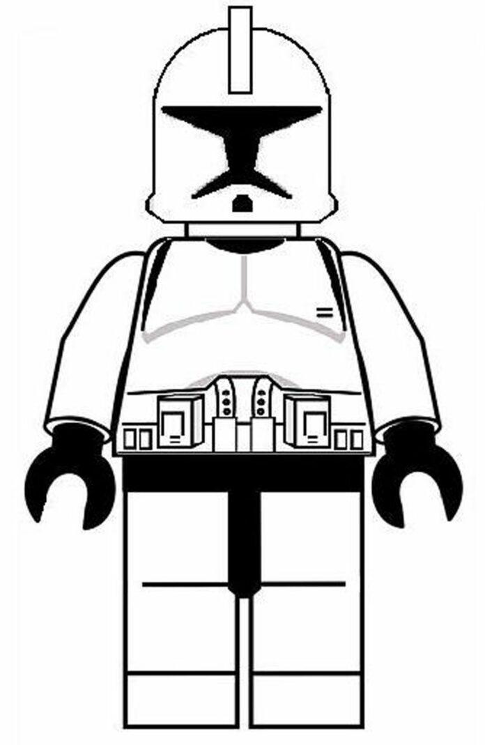 Omalovánky Lego Star Wars Soldier