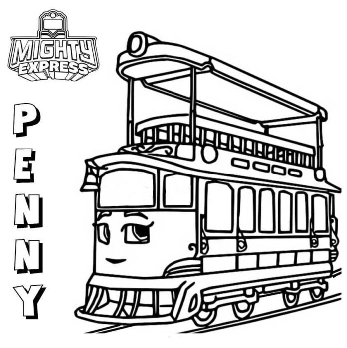 Printable Mighty Express Coloring Book
