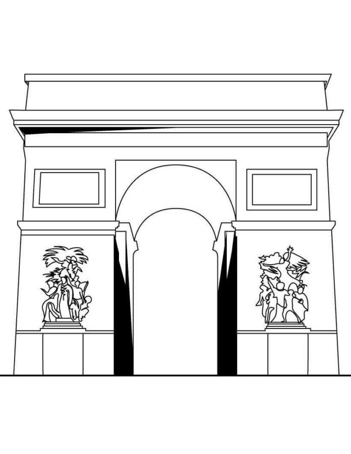 arc-de-triomphe-coloring-book-to-print-and-online