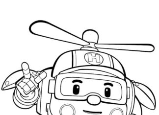 Helly hero coloring book for kids printable