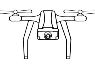 Drohnen-Malbuch für Kinder zum Ausdrucken