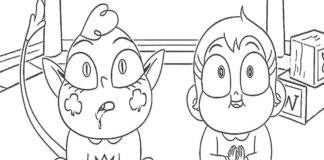 Coloring Book Children Of Star Vs The Forces Of Evil gyermekei