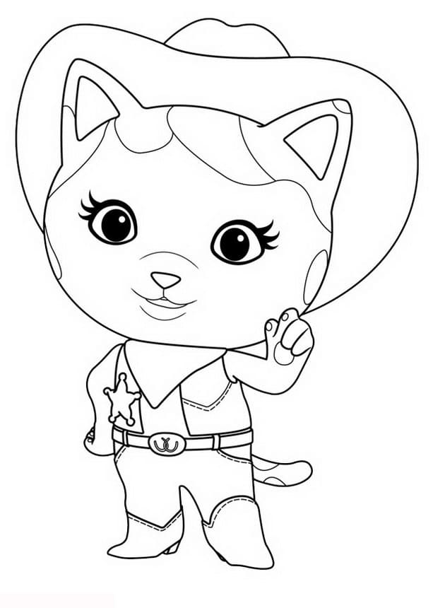 Coloring Book Sheriff Girl from Sheriff Callie's Wild West printable ...