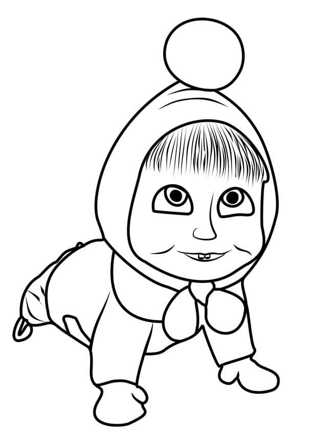 Printable Fairy Tale Girl coloring book for kids