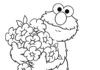 Livro para colorir Sesame Street Elmo