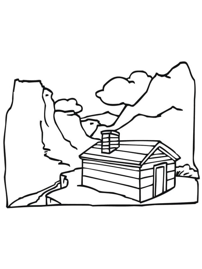 Livre de coloriage à imprimer Fjords en Norvège