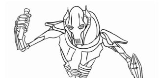 General Grievous coloring book - Star Wars