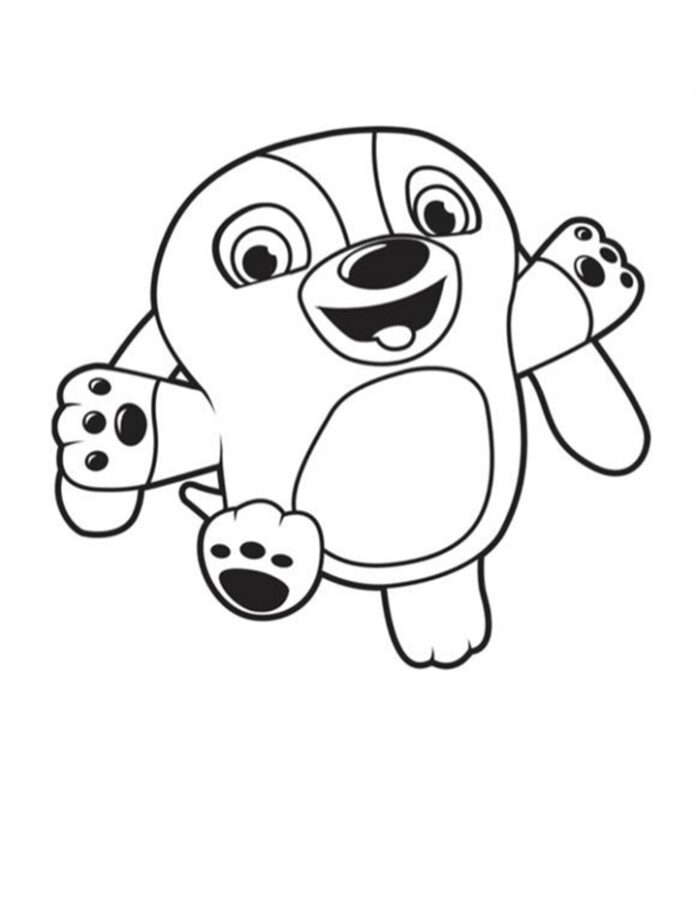 Livre de coloriage Hau hau, Ćwirka et Panda Dave pour les enfants