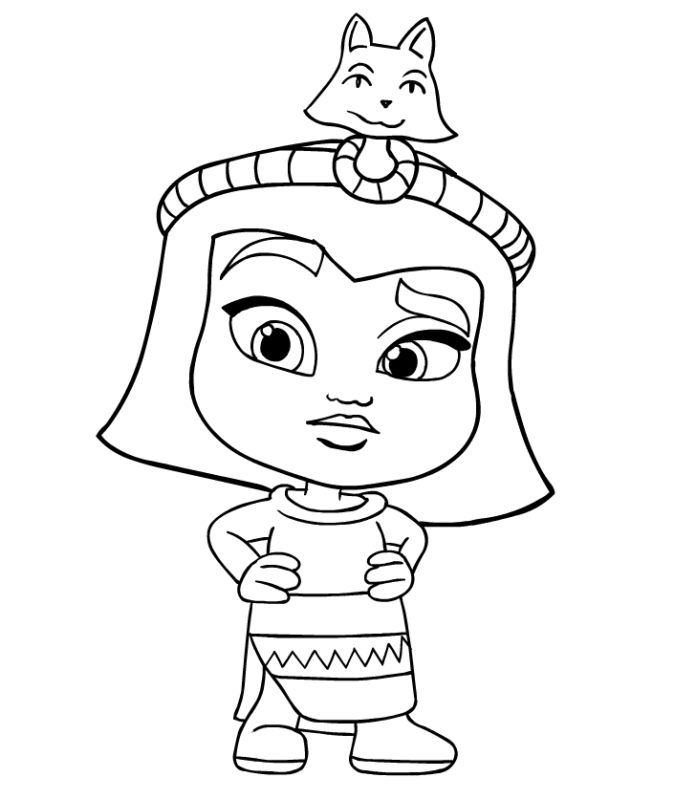 Cleopatra of Egypt coloring book - Cleo Graves