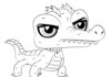 Livre de coloriage Crocodile Wiggles McSunbask