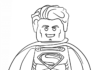 Lego DC Super-Homem de colorir para meninos