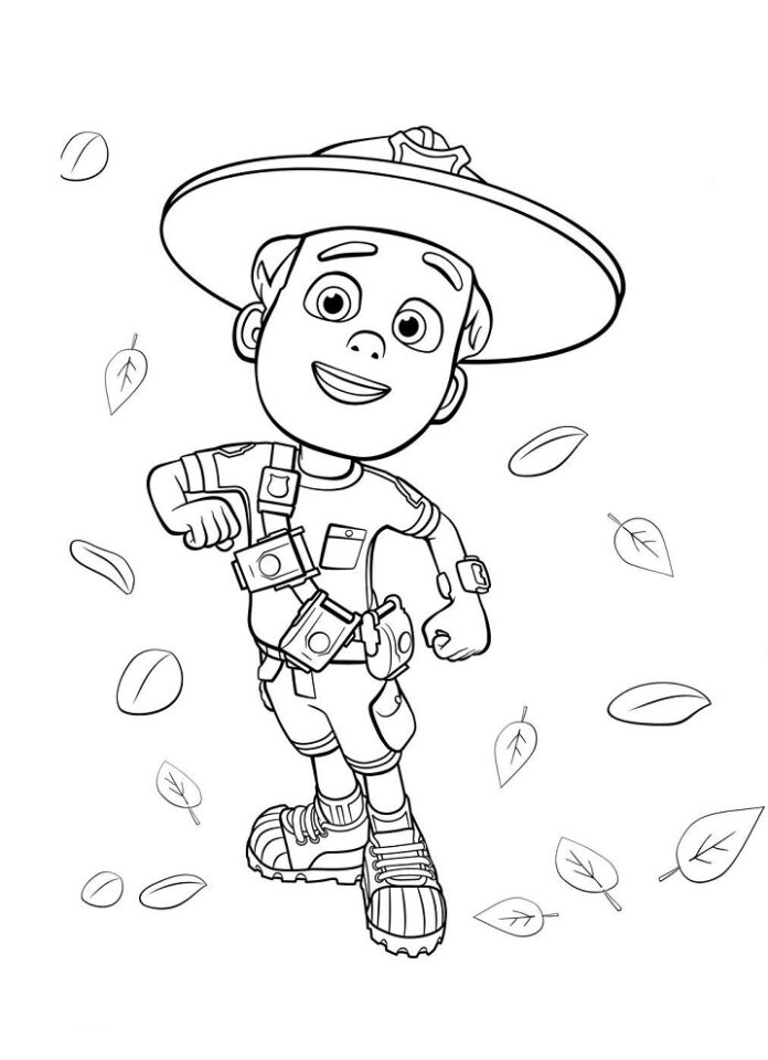 Forest Bob coloring book for kids to print