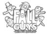 塗り絵 ロゴとキャラクター Fall Guys