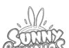 Livre à colorier Sunny Bunnies, logo de dessin animé, à imprimer