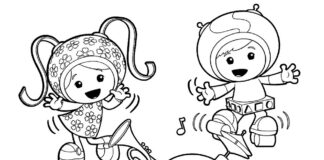 Milli, Got and Bot coloring book
