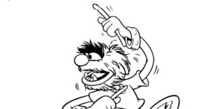 Libro de dibujos animados de los Muppets para imprimir