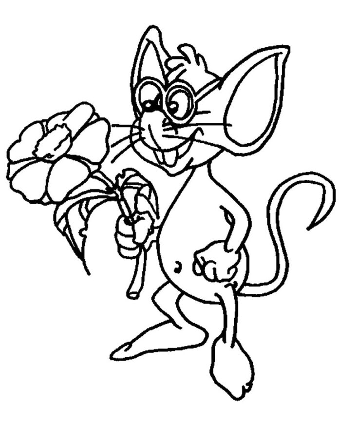 Målarbok Alexandra Mouse