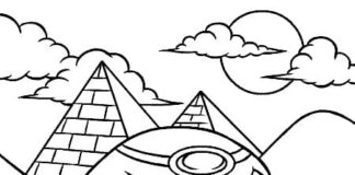 Livre de coloriage Neopets et l'Égypte ancienne