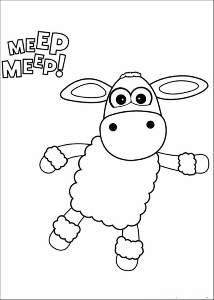 Timmy Time Sheep színező könyv