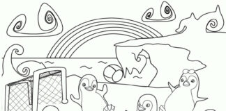 Ozie Boo Malbuch für Kinder zum Ausdrucken