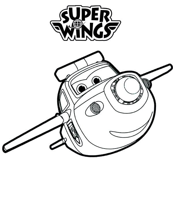 Paul Super Wings színezőkönyv
