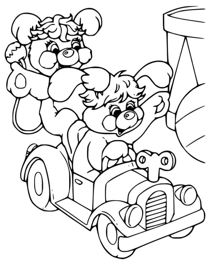 Popples coloring book for kids to print
