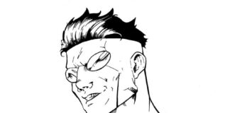 Coloring Book Portrait from Invincible