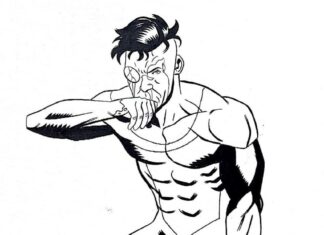 Invincible Character Coloring Book for Boys