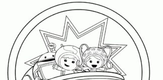 Coloring Book Characters from Team Umizoomi