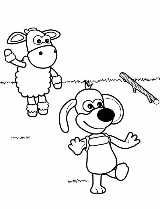 To Timmy characters coloring book for kids to print and online