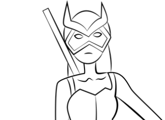 Young Justice characters coloring book to print