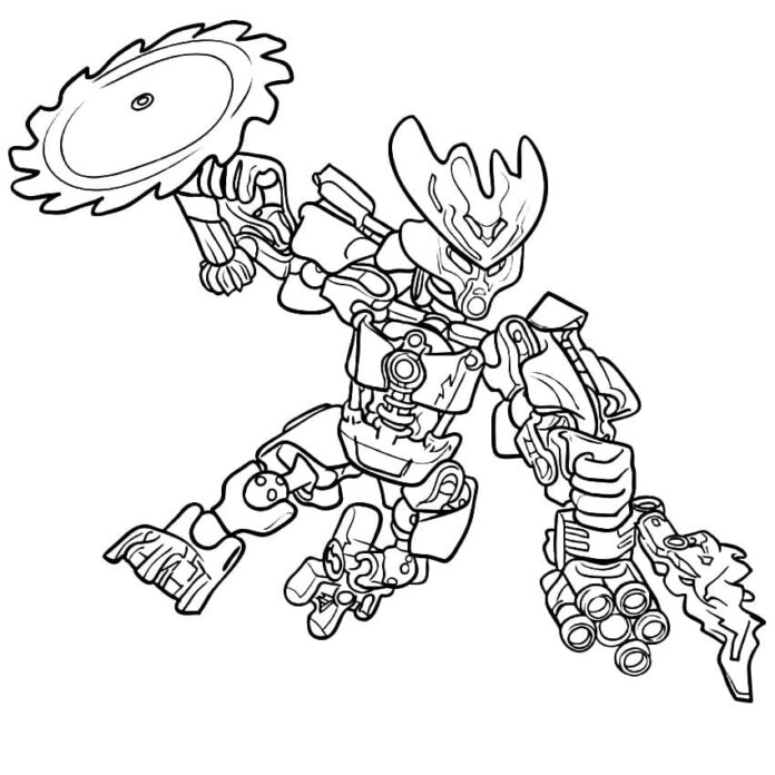 Protector Bionicle Coloring Book